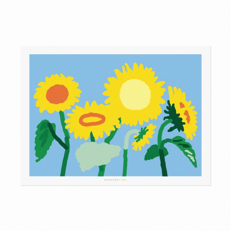 Postkarte - Sunflower